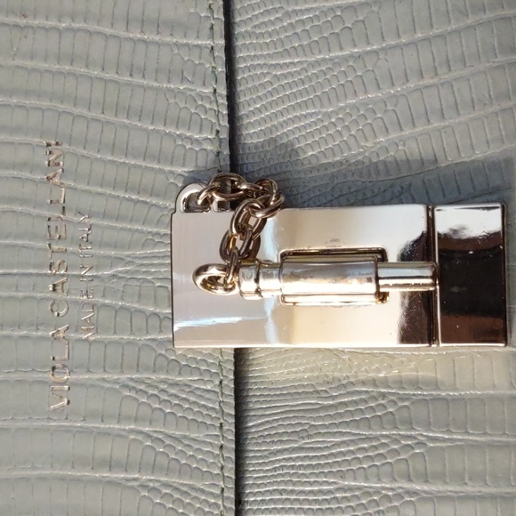 Viola Castellani Milano Lizard Embossed Crossbody Bag - Picture 2 of 9